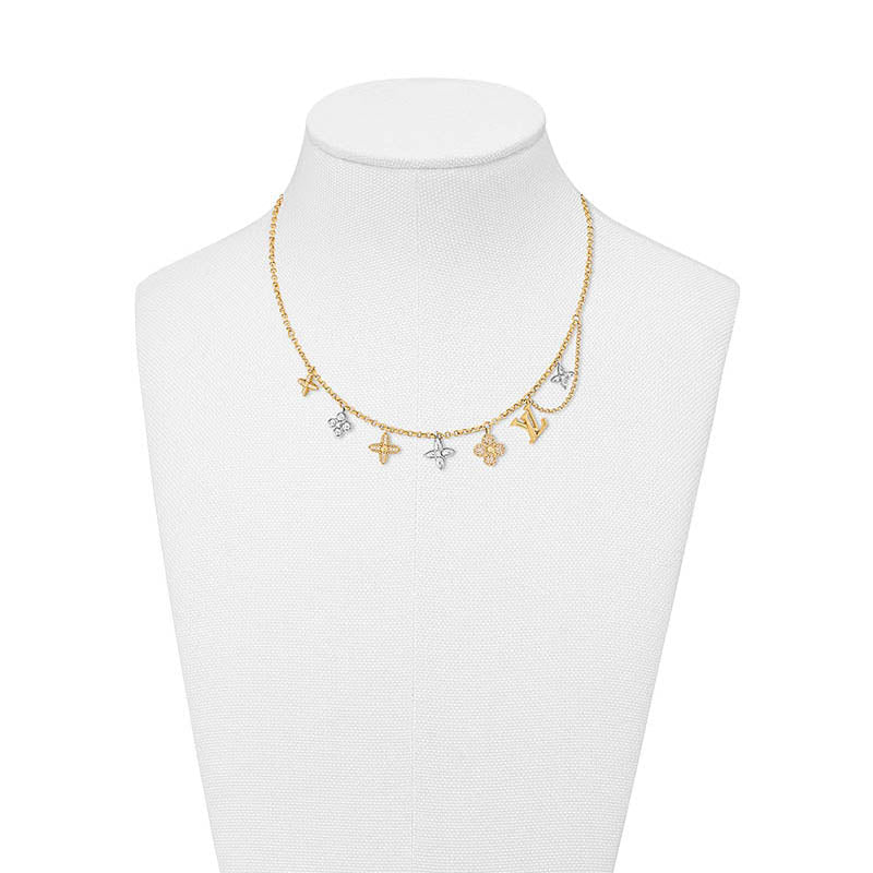 18K Louis Vuitton Gram Diamonds Necklace