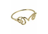 Ferragamo Sculptural Bangle Gold