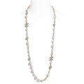 18K  Chanel Black Pearl Diamond Necklace